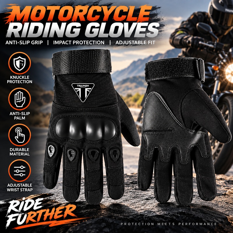 Motorcycle Gear Cover - Für TRIUMPH Motorradzubehör Handschuhe Sicherheits- und
