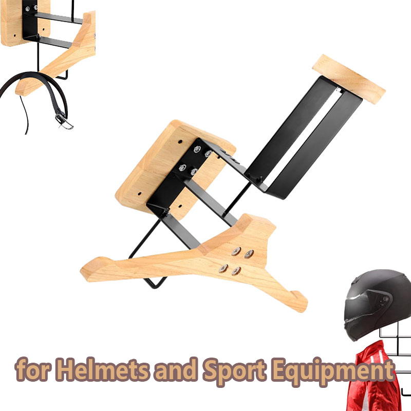 Holz-Motorradhelmhalter Wandmo – Motorcycle Gear Wall Mount Bewertung und Preis