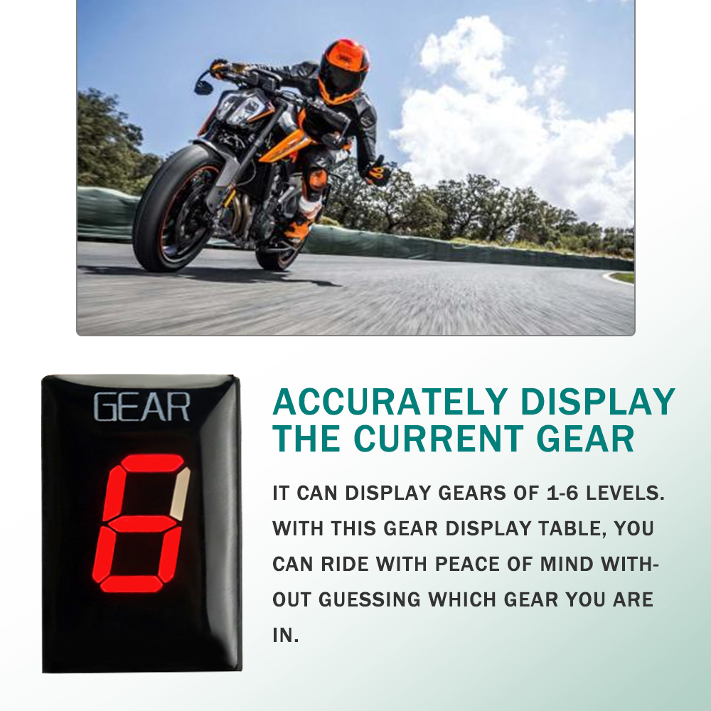 Motorradteile 1-6 Ganganzeige  – Motorcycle Gear Adventure Bewertung und Preis